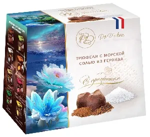 Трюфель MATHEZ с морской солью из Геранда /картон/ 160г*12