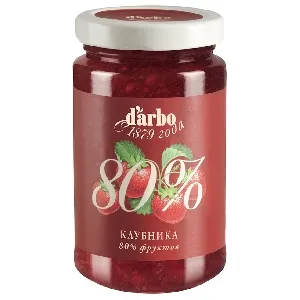 Конфитюр DARBO Клубника 80 % фруктов /стекло/ 250г*6 Конфитюр DARBO Клубника 80 % фруктов /стекло/ 250г*6