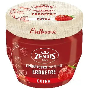 Конфитюр ZENTIS экстра из клубники /стекло/ 230г*10 Конфитюр ZENTIS экстра из клубники /стекло/ 230г*10