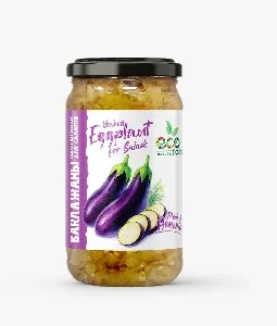 Баклажаны ECOFOOD запеченные для салатов /стекло/ 350г*6