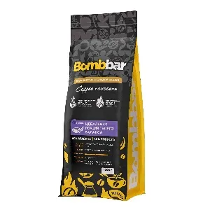 Кофе BOMBBAR жареный в зернах. Арабика 60%/Робуста 40% /пакет/ 1000г*11