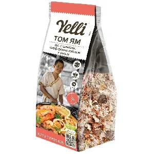 Суп YELLI ТОМ ЯМ с шиитаке, каффирским лаймом и рисом /пакет/ 100г*12 Суп YELLI ТОМ ЯМ с шиитаке, каффирским лаймом и рисом /пакет/ 100г*12