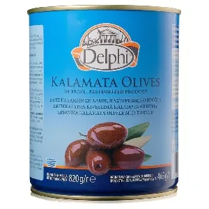 Маслины DELPHI KALAMATA с косточкой Colossal 121-140 /жесть/ 820г*12 Маслины DELPHI KALAMATA с косточкой Colossal 121-140 /жесть/ 820г*12