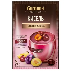 Кисель GURMINA HONEY STORY вишня-слива 30г*20 Кисель GURMINA HONEY STORY вишня-слива 30г*20