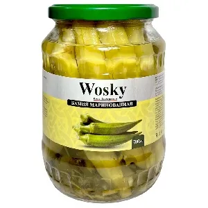 Бамия WOSKY маринованная (ОКРА) /стекло/ 700мл/565г*12 Бамия WOSKY маринованная (ОКРА) /стекло/ 700мл/565г*12