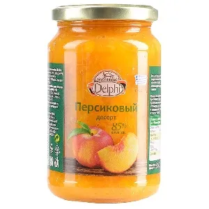 Десерт DELPHI персиковый /стекло/ 360г*12 Десерт DELPHI персиковый /стекло/ 360г*12