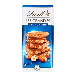 Шоколад LINDT Les Grandes молочный с фундуком Noisette Lait 150г*13