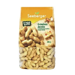 Арахис SEEBERGER SE363501 крупный обжаренный неочищенный ДЖАМБО 500г*10 Арахис SEEBERGER SE363501 крупный обжаренный неочищенный ДЖАМБО 500г*10