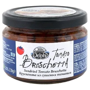 Брускетта DELPHI из сушеных томатов /стекло/ 230г*12 Брускетта DELPHI из сушеных томатов /стекло/ 230г*12