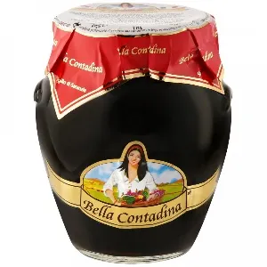 Маслины BELLA CONTADINA гигант черные Белла ди Чериньола /стекло/ 290г*12 Маслины BELLA CONTADINA гигант черные Белла ди Чериньола /стекло/ 290г*12