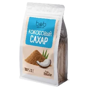 Сахар BOB From ECUADOR Кокосовый /пакет/ 1кг*6 Сахар BOB From ECUADOR Кокосовый /пакет/ 1кг*6