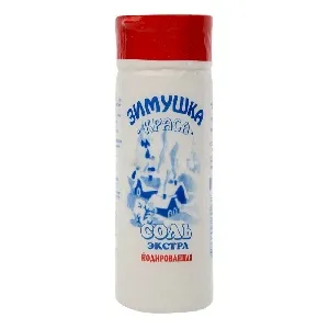 Соль ЗИМУШКА КРАСА йодированная /туба/ 180г*21