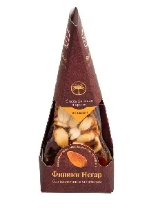 Десерт финиковый BORNA Негар с МИНДАЛЕМ - без сахара /картон/ 220г*24 Десерт финиковый BORNA Негар с МИНДАЛЕМ - без сахара /картон/ 220г*24