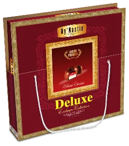 Конфеты Dy`Nastie шоколадные DELUXE шоколадные "Малина-Маскарпоне" /упак. с ручкой/ 210г*5