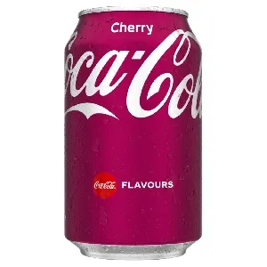 Напиток COCA-COLA (Германия/Дания) CHERRY сильногазированный /жесть/ 0,33л*24