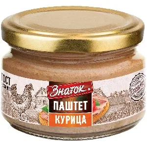 Паштет ЗНАТОК печеночный Курица ГОСТ Р 54348-2011 /стекло/ 200г*6 Паштет ЗНАТОК печеночный Курица ГОСТ Р 54348-2011 /стекло/ 200г*6