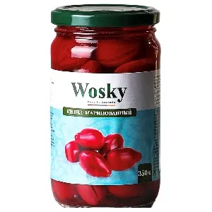 Кизил WOSKY маринованный /стекло/ 350мл/380г*12 Кизил WOSKY маринованный /стекло/ 350мл/380г*12