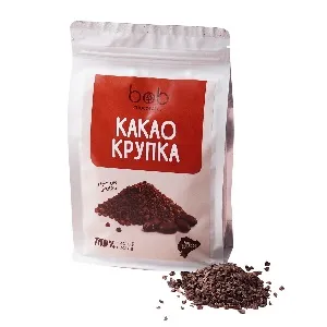 Какао BOB From ECUADOR крупка /дой-пак/ 1кг*6