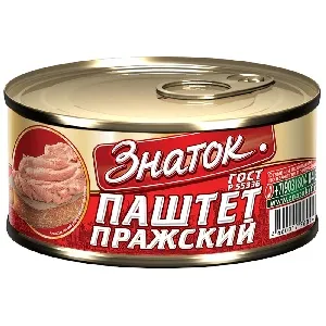 Паштет ЗНАТОК Пражский ГОСТ Р 55336 /жесть-ключ/ 230г*24 Паштет ЗНАТОК Пражский ГОСТ Р 55336 /жесть-ключ/ 230г*24