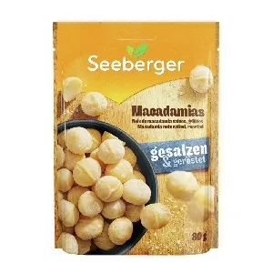 Орех макадамия SEEBERGER SE460407 жареный, соленый 80г*13 Орех макадамия SEEBERGER SE460407 жареный, соленый 80г*13