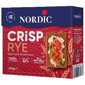 Хлебцы NORDIC CRiSP RYE ржаные 200г*9