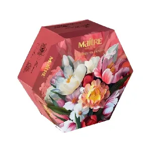 Чай MAITRE DE THE набор вкусов - ПИОНЫ /картон/ 120г*6