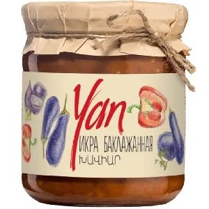 Икра YAN Баклажанная /стекло/ 470г*6 Икра YAN Баклажанная /стекло/ 470г*6