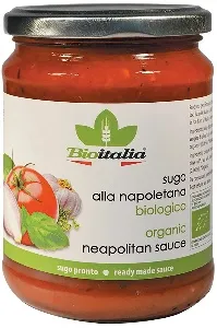 Соус BIOITALIA томатный неополитанский /стекло/ 350г*12 Соус BIOITALIA томатный неополитанский /стекло/ 350г*12
