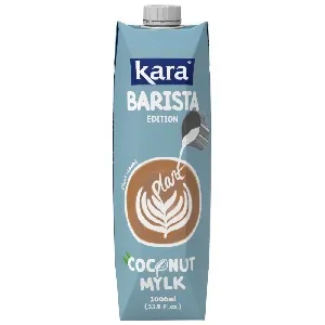 Молоко KARA Barista кокосовое 11% /тетра-пак/ 1л*6 Молоко KARA Barista кокосовое 11% /тетра-пак/ 1л*6