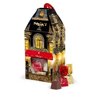 Конфеты MAXIM'S шоколадное ассорти в коробке-домике /картон/ 176г*12