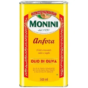 Масло MONINI Anfora оливковое рафинированное с добавлением нерафинированного /жесть/ 0,5л*6 Масло MONINI Anfora оливковое рафинированное с добавлением нерафинированного /жесть/ 0,5л*6