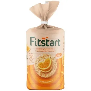 Хлебцы FITSTART мультизлаковые Апельсин 100г*12 Хлебцы FITSTART мультизлаковые Апельсин 100г*12