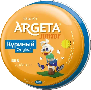 Паштет ARGETA куриный JUNIOR /жесть/ 95г*14 Паштет ARGETA куриный JUNIOR /жесть/ 95г*14