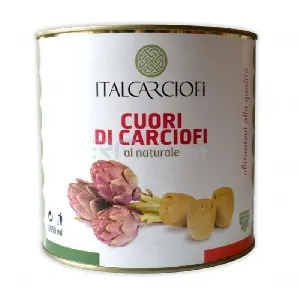 Артишоки ITALCARCIOFI в собственном соку целые /жесть/ 2500*6