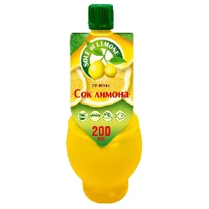 Сок-приправа SOLE AL LIMONE лимона 200мл*12