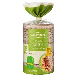 Криспы МИСТРАЛЬ рисовые Тайские /пакет/ 125г*8