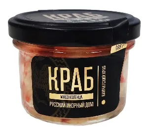 Мясо РИД Краба консервированное в собственном соку (коленце) /стекло/ 105г*1