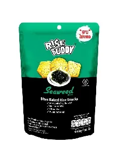 Рисовые снеки R!SE BUDDY со вкусом «Водоросли» 60г*12