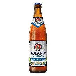 Пиво PAULANER Hefe-Weissbier Безалкогольное светлое нефильтрованное /стекло/ 0,5л*20