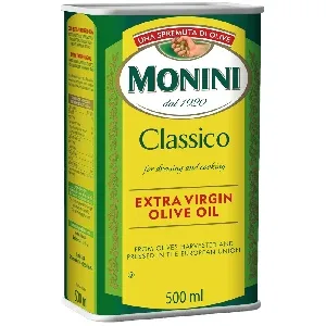 Масло MONINI Classico оливковое E.V. нерафинированное /жесть/ 0,5л*6 Масло MONINI Classico оливковое E.V. нерафинированное /жесть/ 0,5л*6