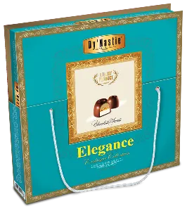 Конфеты Dy`Nastie шоколадные ELEGANCE шоколадные "Миндаль-кокос" /упак. с ручкой/ 205г*5 Конфеты Dy`Nastie шоколадные ELEGANCE шоколадные "Миндаль-кокос" /упак. с ручкой/ 205г*5