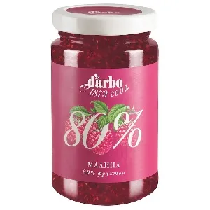 Конфитюр DARBO Малина 80 % фруктов /стекло/ 250г*6 Конфитюр DARBO Малина 80 % фруктов /стекло/ 250г*6